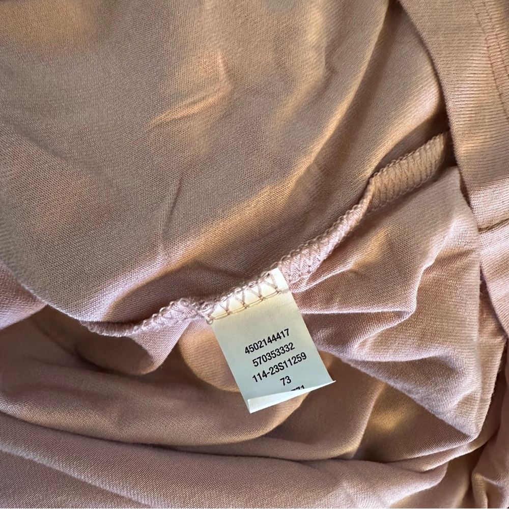 Soma NWT Cool Nights Pajamas Pink Long Sleeve Top with Black Champagne Pants XL - Picture 6 of 7